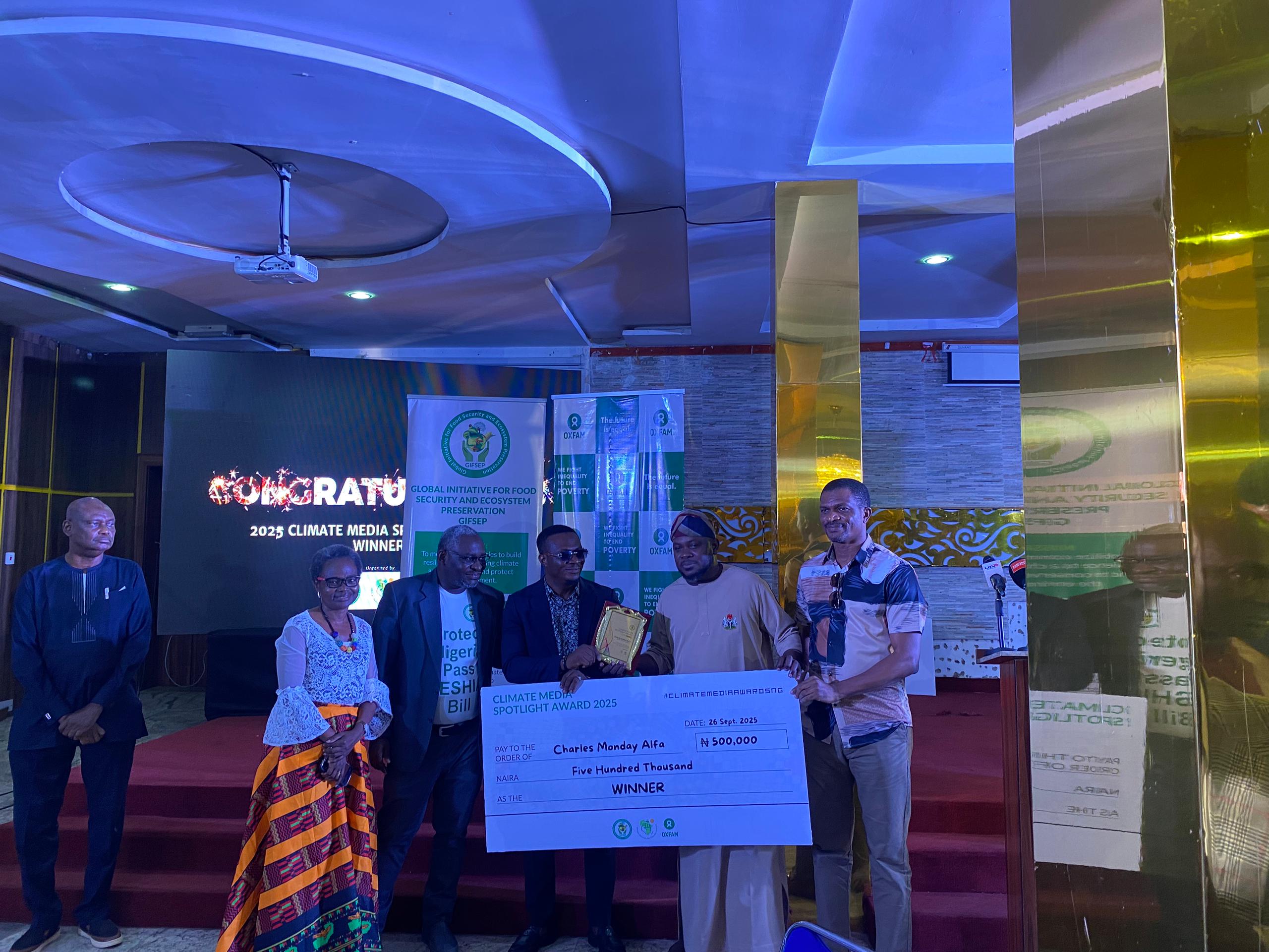 NTA Journalist Wins 2025 Climate Justice Media Award